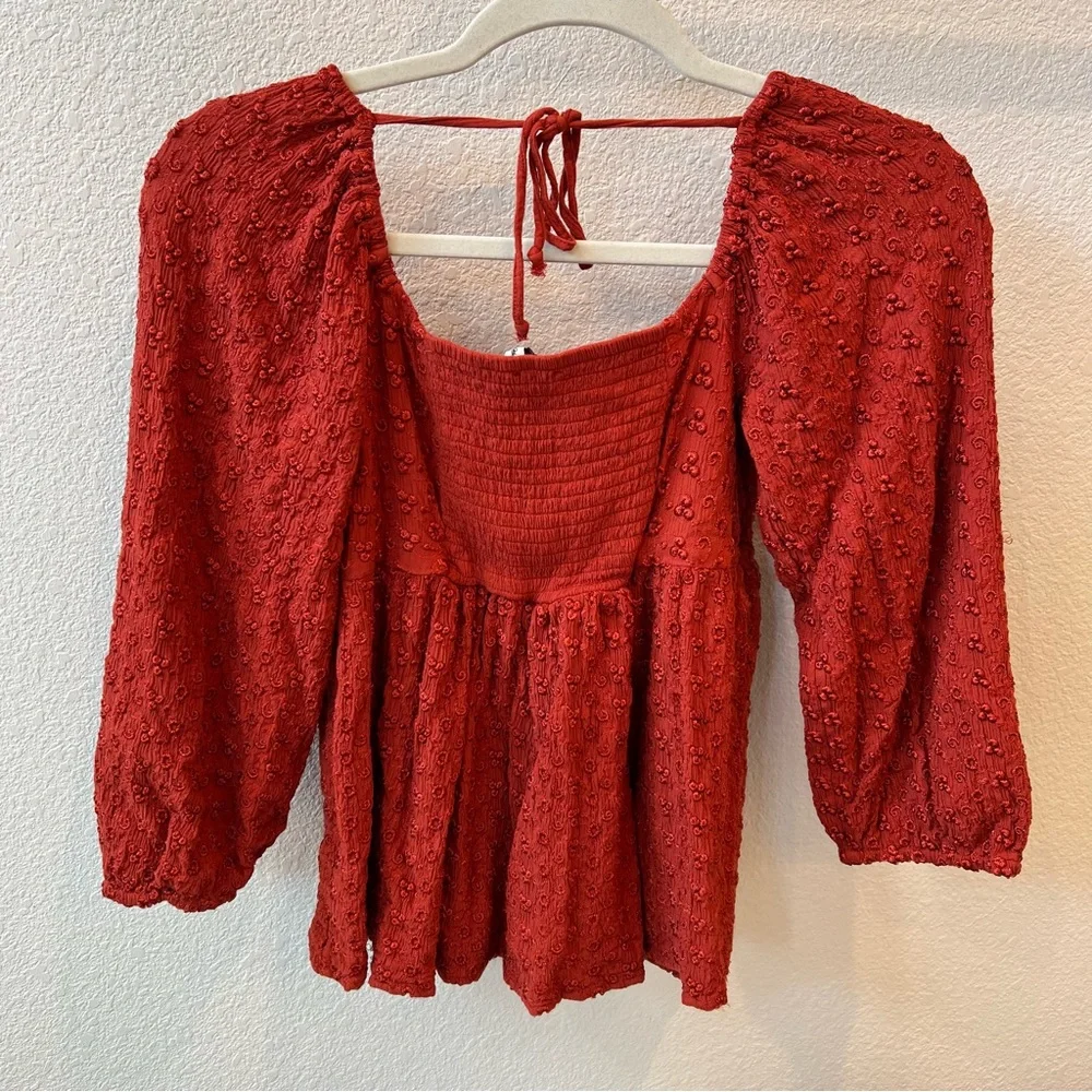 AMERICAN EAGLE Baby Doll 3/4 sleeve Top